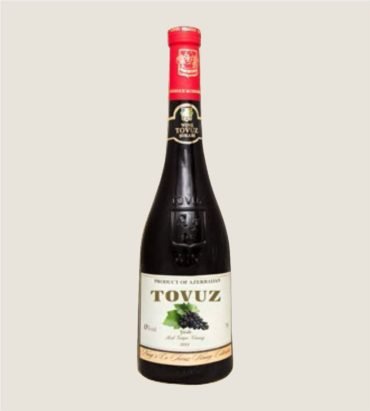 Red non alcholic grape wine “Tovuz”